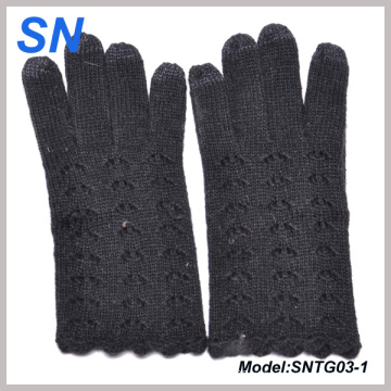 Luvas novas da senhora Texting Wool da forma para o iPad, iPhone (SNTG03-1)